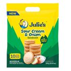 Julie's Sour Cream & Onion Sandwich Biscuits 280g