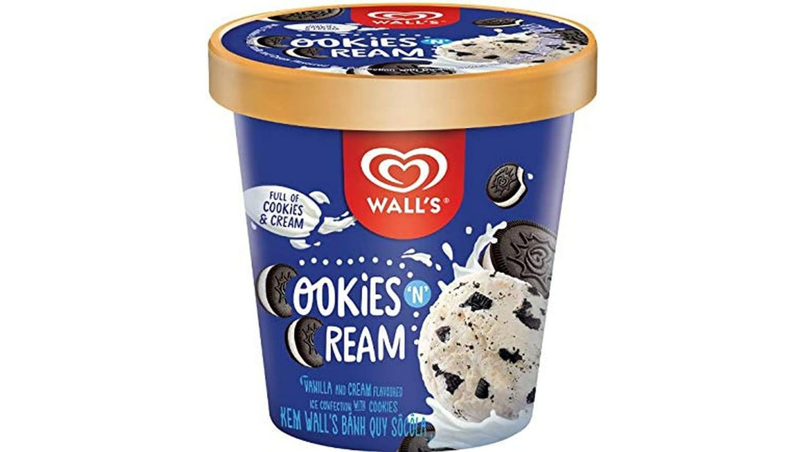 Order Wall's Selection Cookies 'n' Cream Ice Cream Tub 750ml from