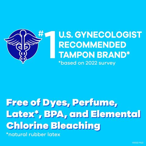 Tampax Pearl Light/Regular/Super Unscented Tampons 47pcs