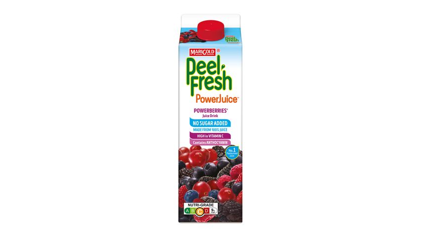 Marigold Peel Fresh Powerjuice No Sugar Added Juice Drink - Powerberries 946ml