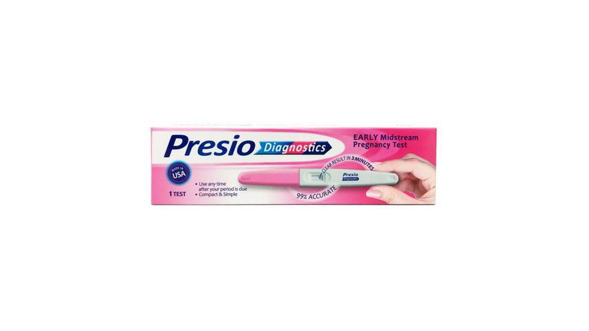 Presio Diagnostics Early Midstream Pregnancy Test 1s