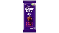 Cadbury Dairy Milk Fruit & Nut Chocolate Block 180g