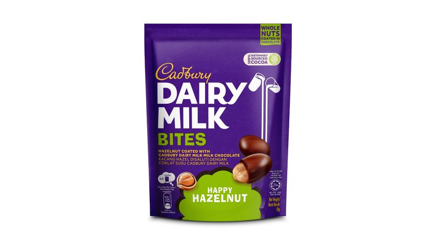 Cadbury Dairy Milk Bites Hazelnut Chocolate 50g