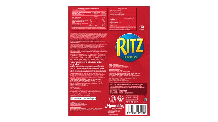 Ritz Crackers Biscuits Box 300g