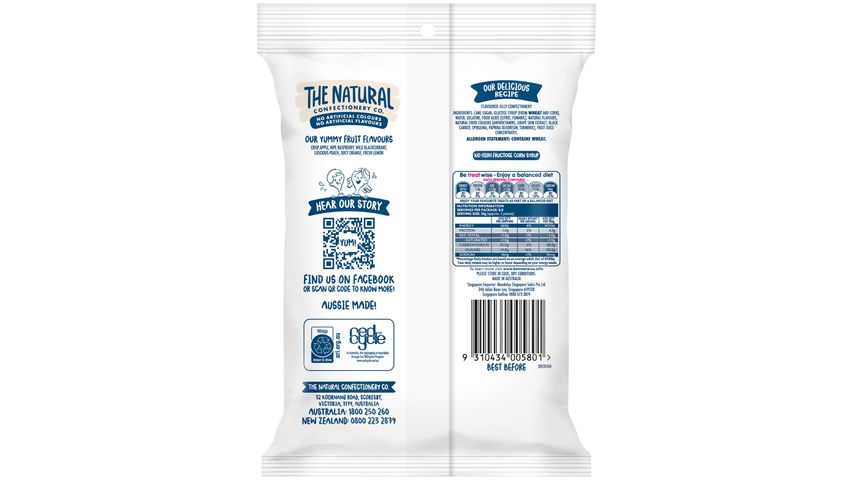 The Natural Confectionery Co. Fruit Salad Soft Jellies Gummy 220g