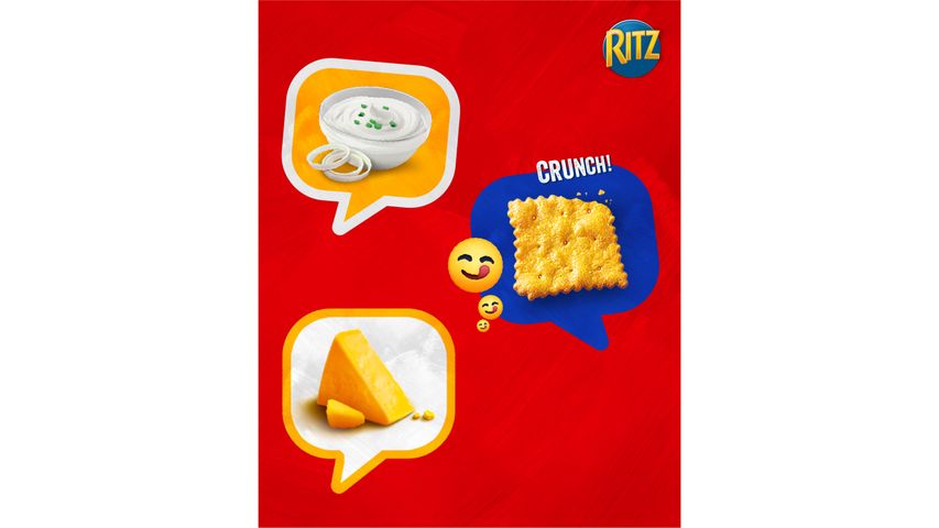 Ritz Toasted Chips Sour Cream & Onion Biscuits 229g