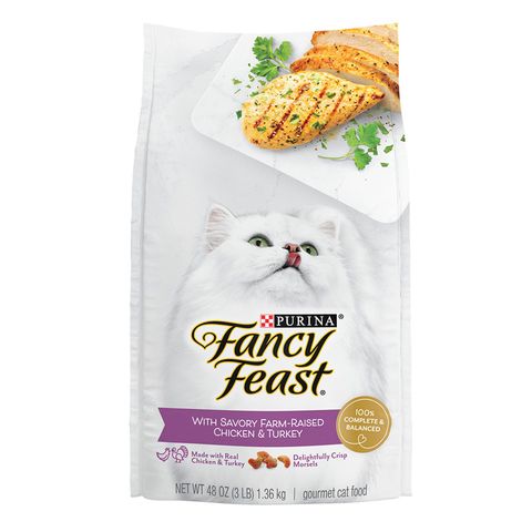 Fancy Feast Savory Chicken & Turkey Dry Cat Food 1.36kg