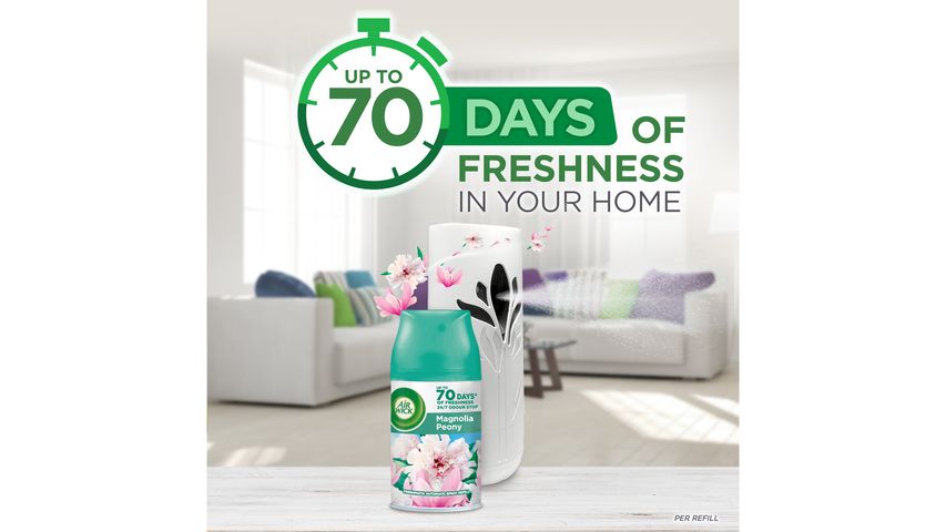 Air Wick Freshmatic Magnolia Peony Automatic Spray Refill 2 x 250ml