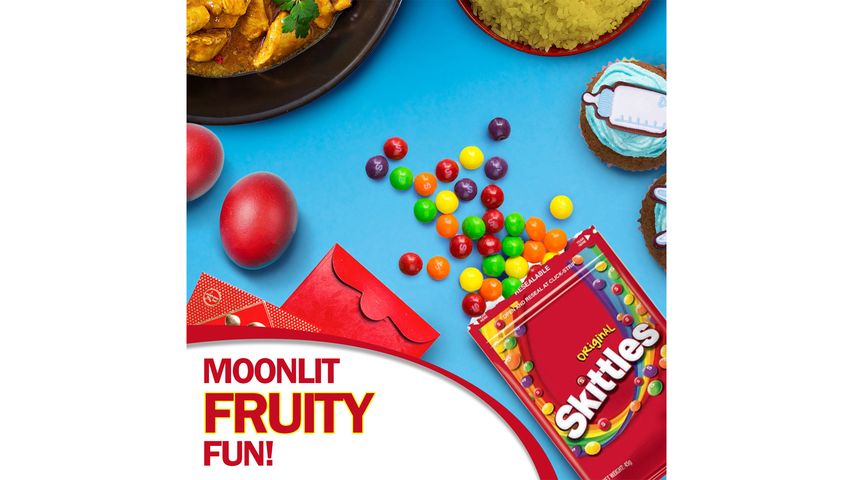 Skittles Original Candy Resealable Pack 45g