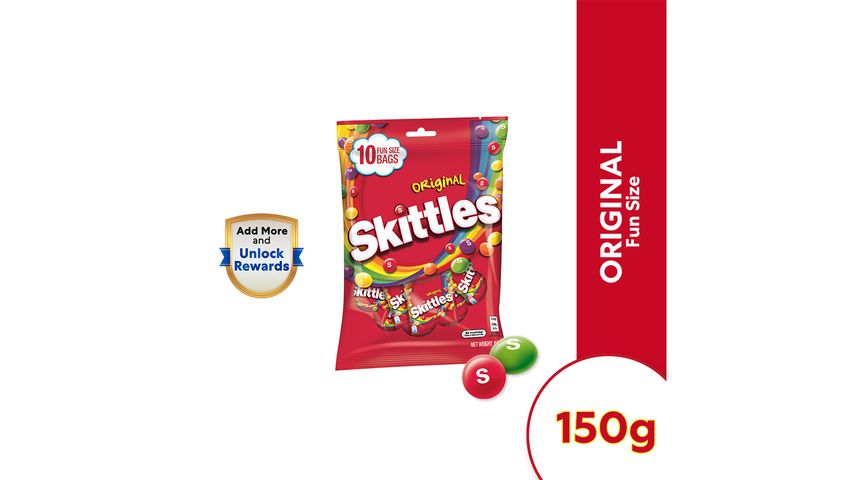 Skittles Original Fun Size Candy Multipack 10s 150g