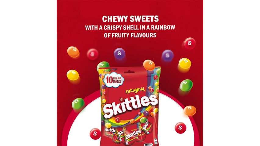 Skittles Original Fun Size Candy Multipack 10s 150g