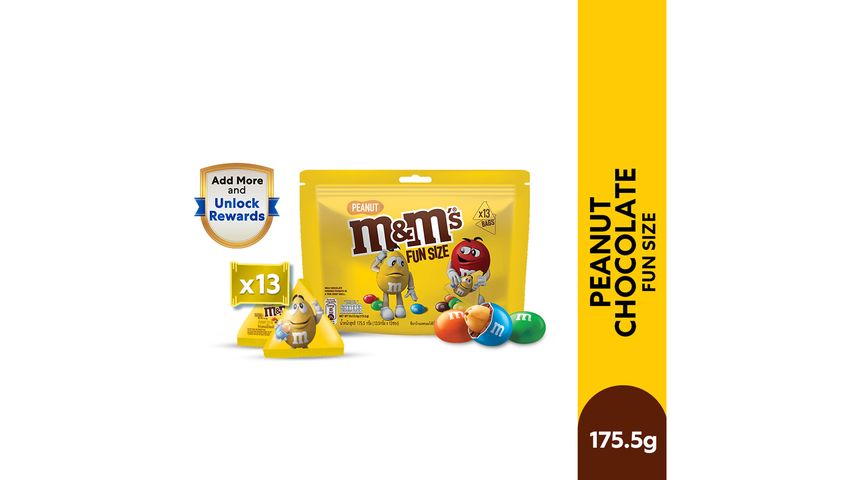 M&M's Peanut Chocolate Funsize 175.5g