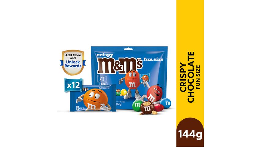 M&M’s Crispy Funsize Chocolate 144g