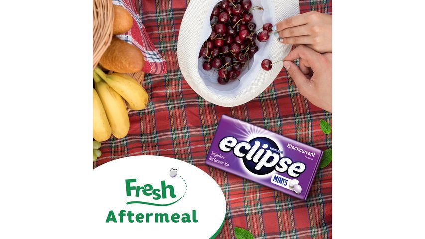 Eclipse Blackcurrant Sugarfree Mints 35g