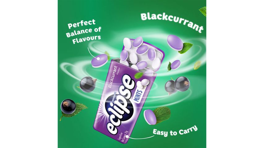 Eclipse Blackcurrant Sugarfree Mints 35g