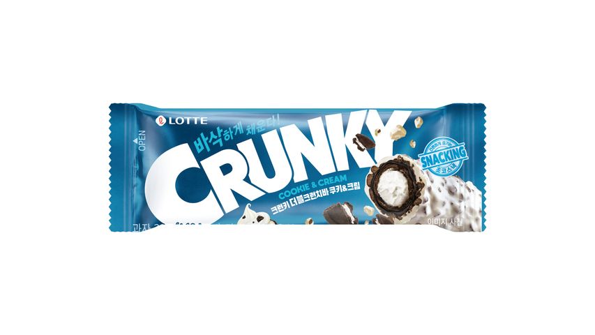 Lotte Crunky Bar Cookie & Cream 33g