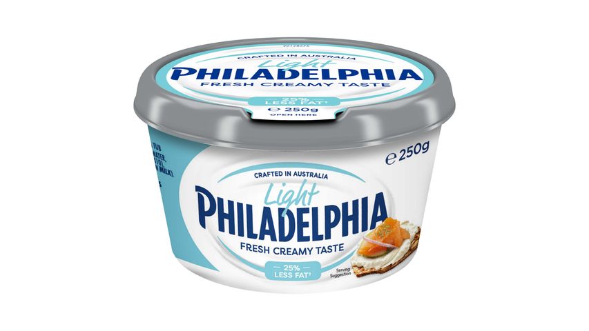 Philadelphia Light Spreadable Cream Cheese 250g