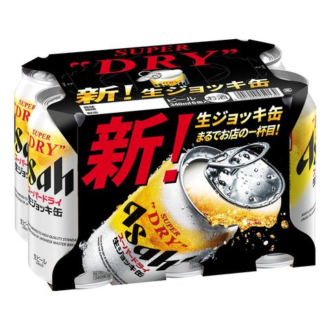 Asahi Nama Jokki Beer Can 6  x 340ml