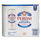 Peroni Nastro Azzurro Can 6 Pieces x 330ml