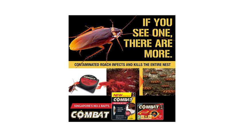 Combat Roach Killer Bait Strips 24/10s