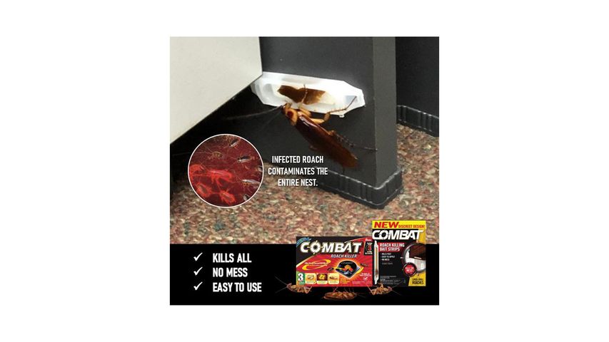 Combat Roach Killer Bait Strips 24/10s