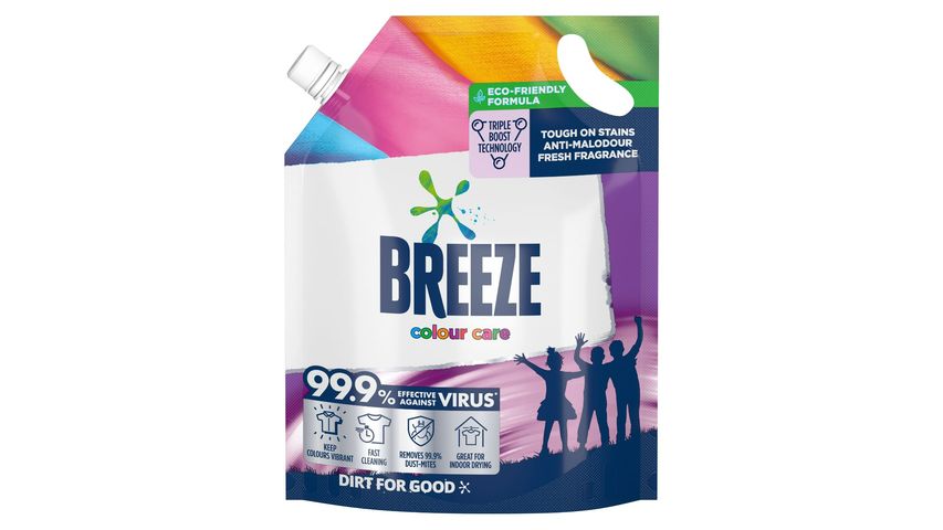 Breeze Liquid Detergent Refill - Colour Care 1.5kg