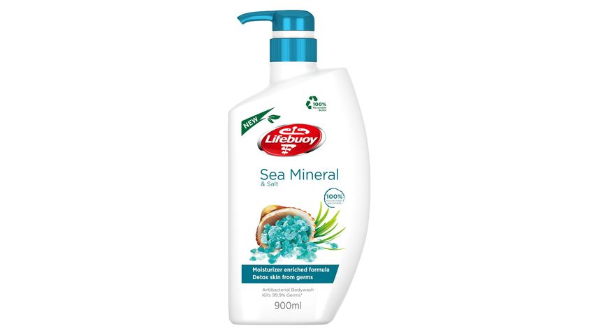 Lifebuoy Antibacterial Body Wash - Sea Mineral & Salt 900ml