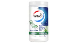 Walch Multi-Purpose Disinfectant Wet Wipes Green Tea 84 Pieces