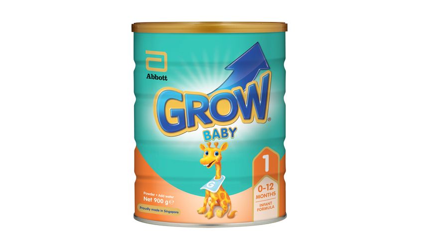 Grow Stage 1 Baby Infant Formula (0-12 Months) 900g