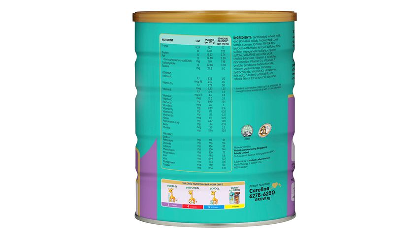 Grow Stage 3 Toddler Growing Up Milk (1-3 Years) 900g