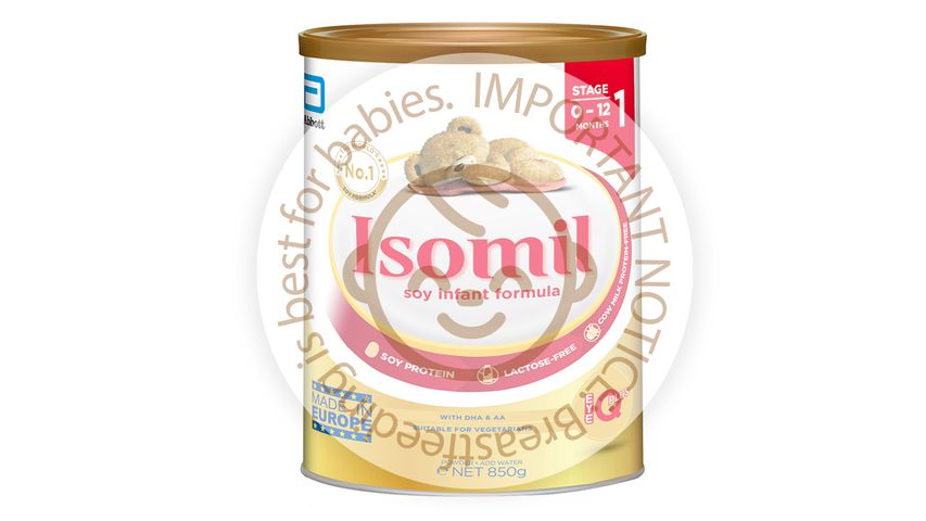 Isomil Stage 1 Soy Infant Formula (0-6 Months) 850g