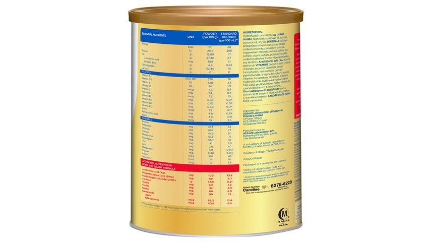 Isomil Stage 1 Soy Infant Formula (0-6 Months) 850g