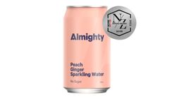 Almighty Sparkling Water - Peach and Ginger 330ml