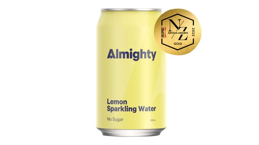 Almighty Sparkling Water - Lemon 330ml