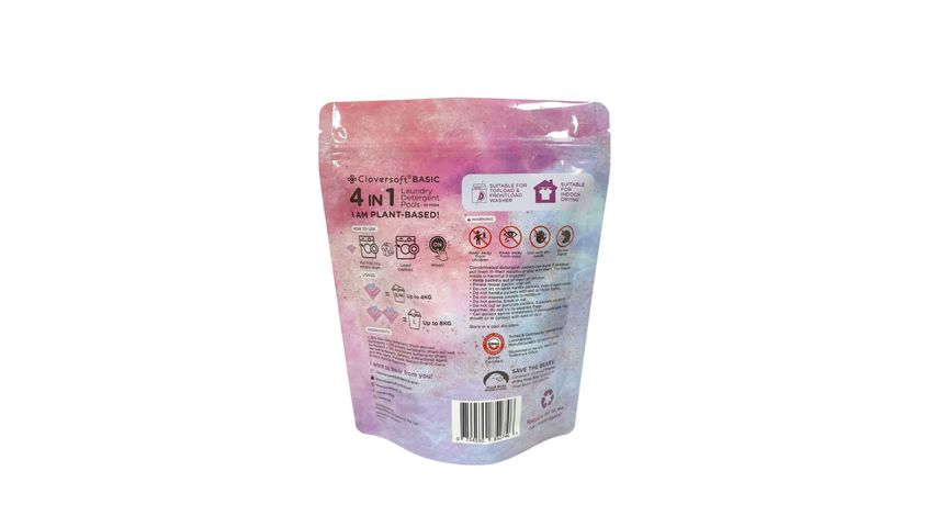 Cloversoft 4 in 1 Laundry Pods - Cotton Candy 25s