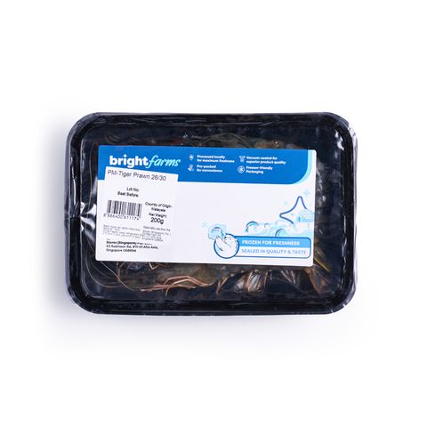 brightfarms Tiger Prawn (Head on Shell on) 200g