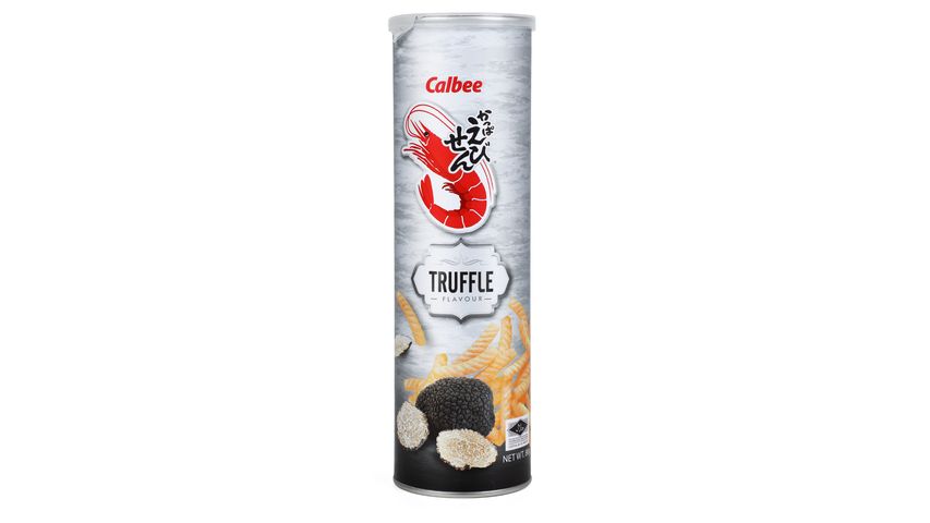Calbee Prawn Cracker Canister Truffle Flavour 80g