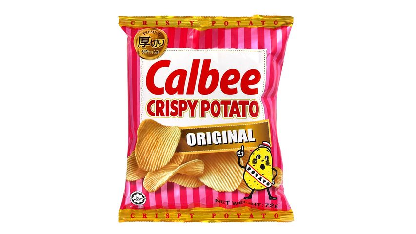 Calbee Crispy Potato Chips Original 72g