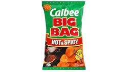Calbee Big Bag Potato Chips Hot & Spicy 180g