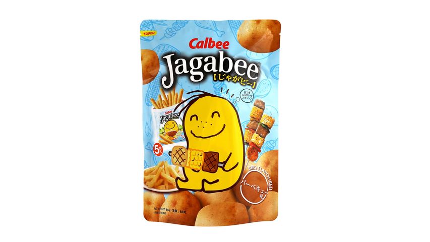 Calbee Jagabee Potato Sticks (BBQ Flavoured) 5 Pieces x 17g