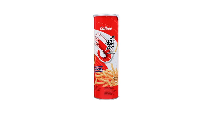 Calbee Prawn Cracker Canister Original 80g