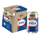 Kronenbourg 1664 Brut Beer Can 4 Pieces x 320ml