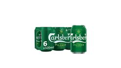 Carlsberg Danish Pilsner Beer Can 6s x 320ml