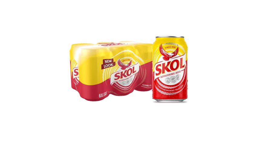 Skol Beer Can 6s x 320ml