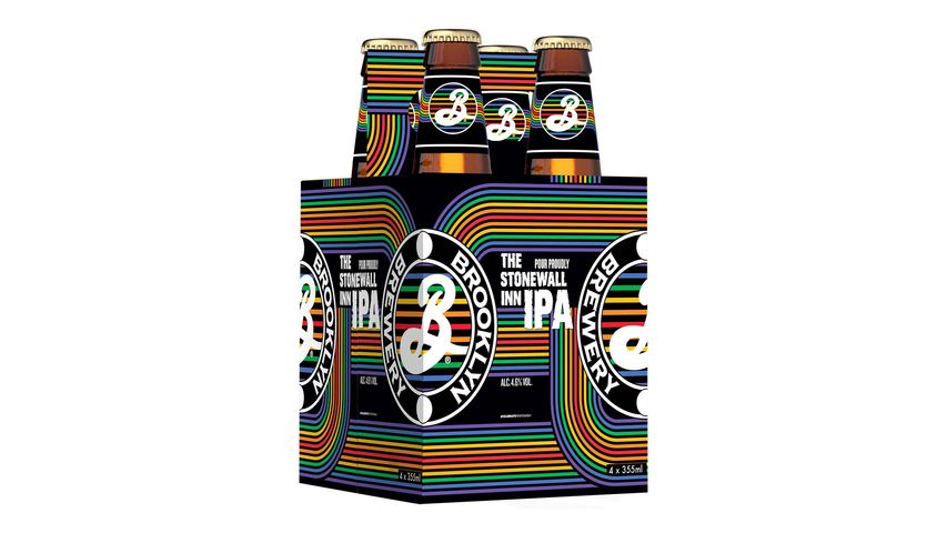 Brooklyn Stonewall Inn IPA Craft Beer Bottle 4pcs x 330ml