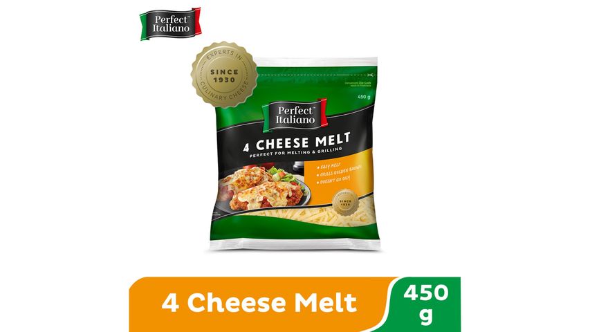 Perfect Italiano Grated 4 Cheese Melt 450g