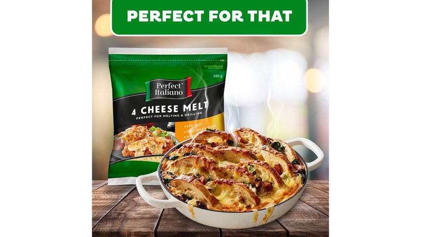 Perfect Italiano Grated 4 Cheese Melt 450g