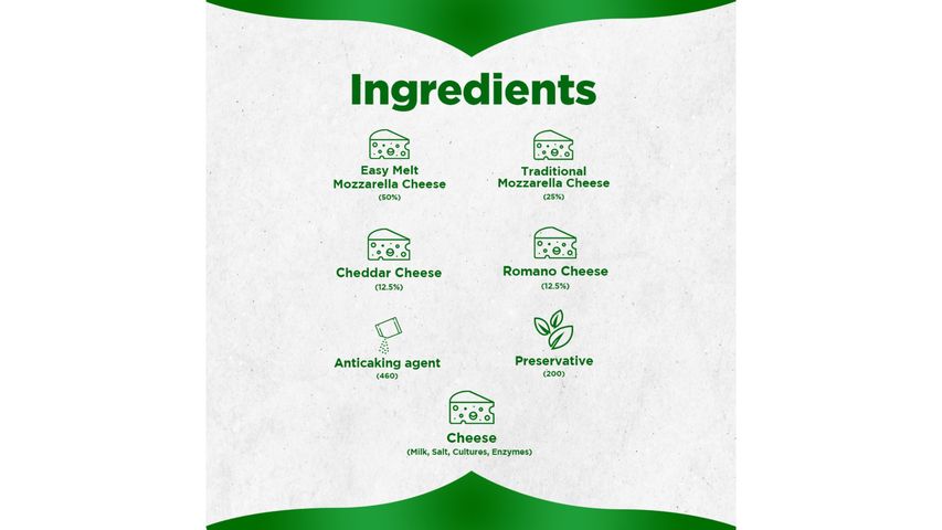 Perfect Italiano Grated 4 Cheese Melt 450g