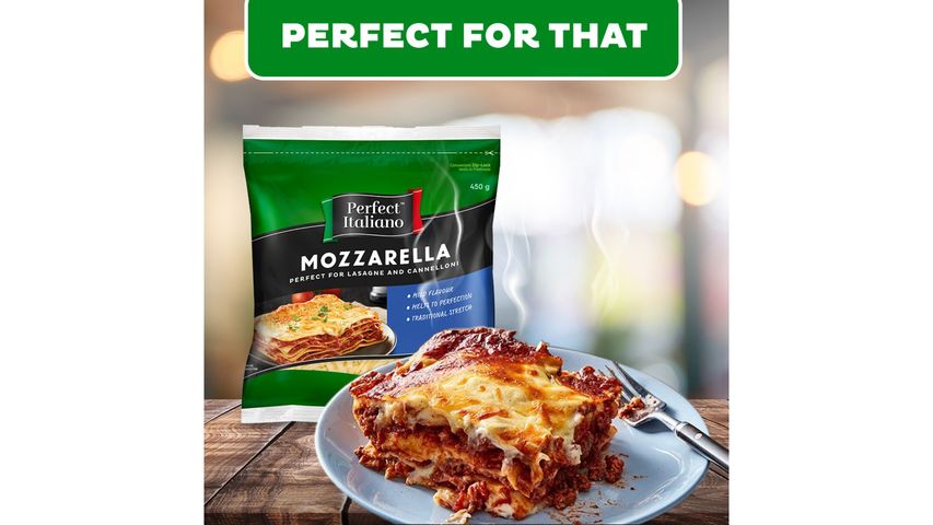 Perfect Italiano Grated Mozzarella Cheese 450g