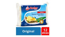 Anchor Cheddar Cheese Singles 12s 200g
